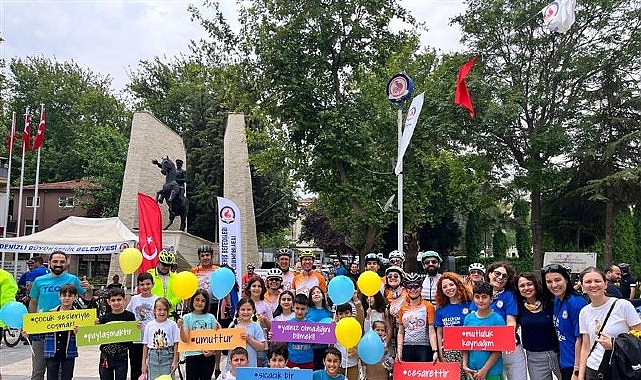 Bisiklet tutkunları, pedallarını TEGV’li çocuklara umut olmak için çevirdi
