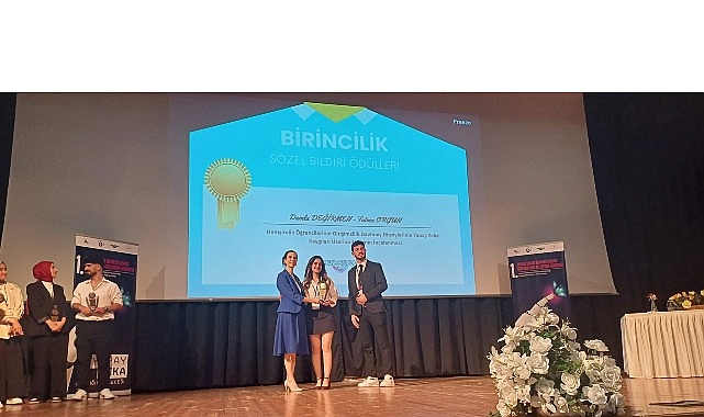 Egeli genç araştırmacıya birincilik ödülü