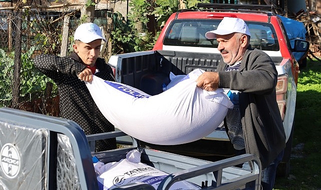 Büyükşehir’den yangın mağduru üreticilere destek