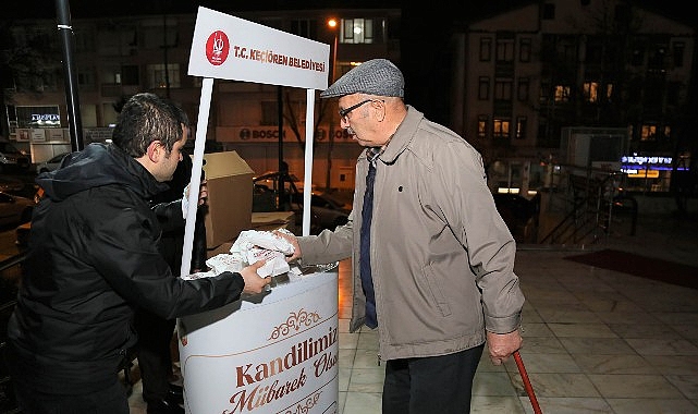 Keçiören’de Regaip Kandili Bereketi Paylaşmayla Yaşandı