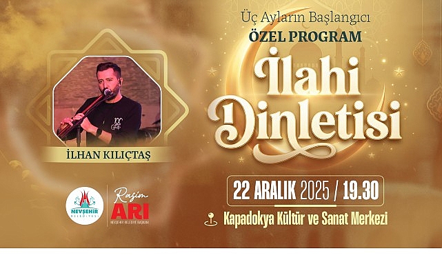 Nevşehir Belediyesi’nden Üç Aylar İçin Özel Program