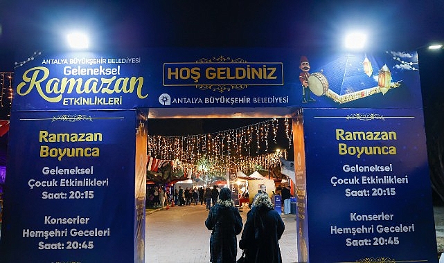 Büyükşehir Belediyesi’nin Geleneksel Ramazan Etkinlikleri sürüyor