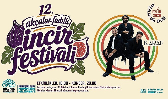 12. Akçalar Fadıllı İncir Festivali 13 Eylül’de Akçalar Göl Kıyısı’nda