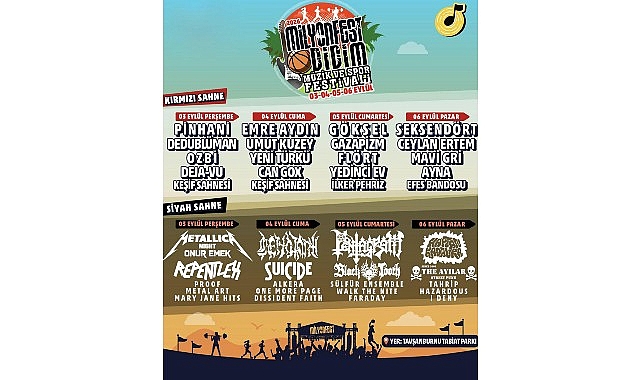 Didim Belediyesi’nin katkılarıyla düzenlenen MilyonFest Didim’de festival heyecanı başladı