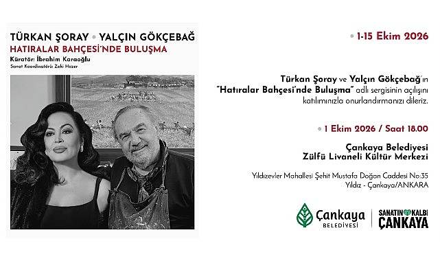 Türkan Şoray “Hatıralar Bahçesinde Buluşma” Sergisi ile Çankaya’da