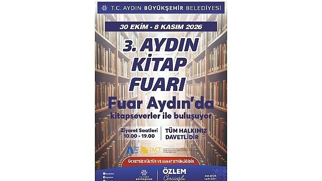 3. Aydın Kitap Fuarı, Fuar Aydın’da Başlıyor