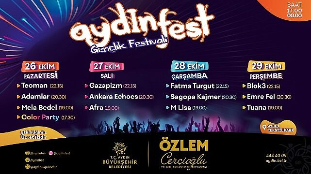 Aydınfest İçin Geri Sayım Başladı: Başkan Çerçioğlu Tüm Vatandaşları Festivale Davet Etti
