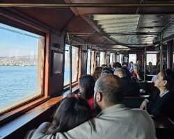 Bergama Vapuru ile tarihe yolculuk başladı