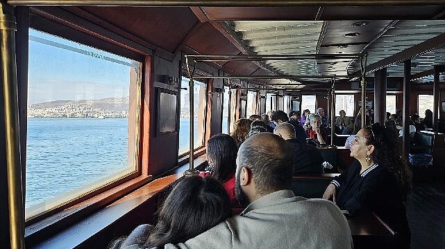 Bergama Vapuru ile tarihe yolculuk başladı