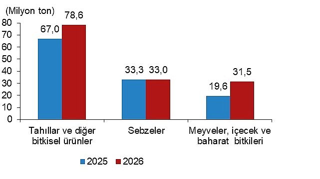 Bitkisel Üretim 2.Tahmini, 2026